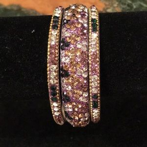 DISCOUNT Pink jewel bangles✨| H I G H Q U A L I TY